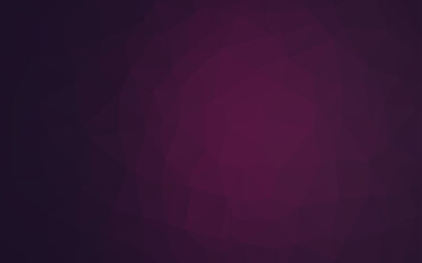 Obraz premium Dark Pink vector shining triangular pattern.
