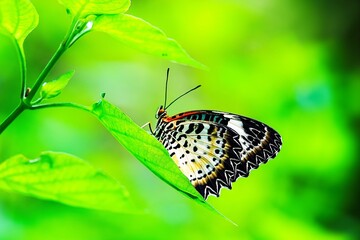 butterfly on leaf