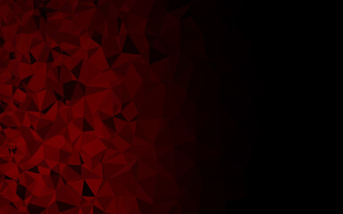 Light Red vector low poly cover.