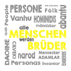 Alle Menschen werden Brüder - transparent