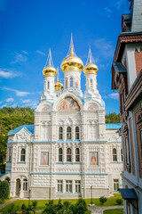 Fototapeta na wymiar Saint Peter and Paul Cathedral, Karlovy Vary