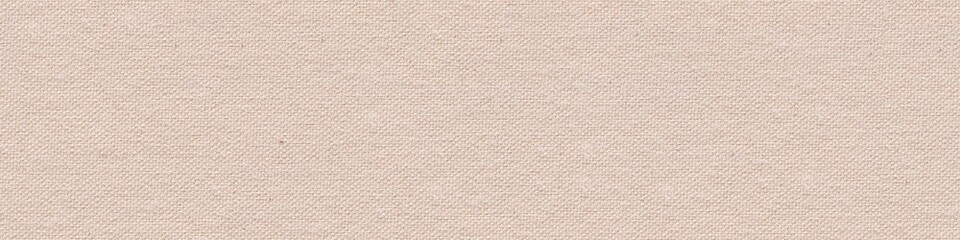 Coton canvas background in white color for your creative work. Seamless panoramic texture.