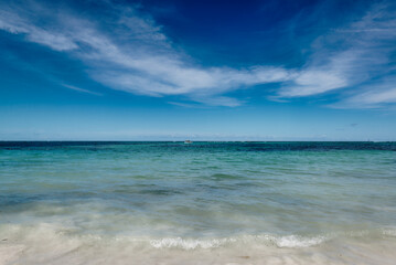 Obraz premium Serenity tropical beach - filter applied.