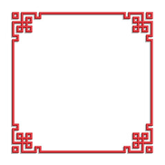 3D chinese border frame 41 - 370524967