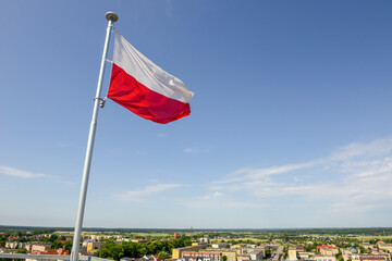 flag of white and red - polish flag