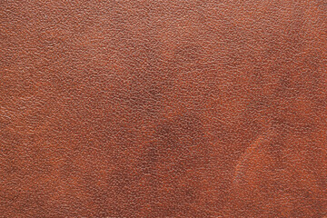 Brown leather texture background close up