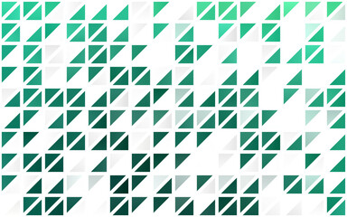 Fototapeta premium Light Green vector seamless backdrop with lines, triangles.