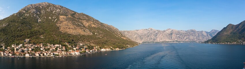 Fototapeta na wymiar The town of Perast, Bay of Kotor, Montenegro