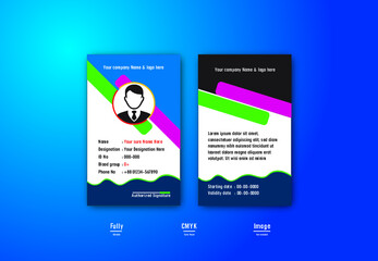 Office id card design