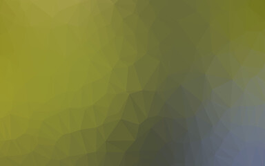 Light Green, Yellow vector blurry triangle template.
