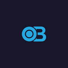 ob letter logo