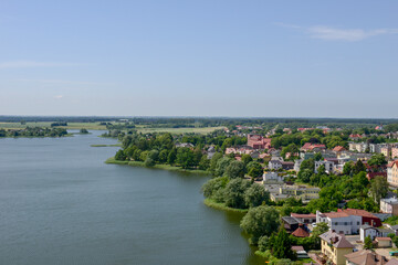 Fototapeta na wymiar view of the lake in the summer