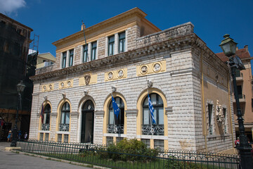 Fototapeta na wymiar Town Hall of Corfu, Corfu, Greece