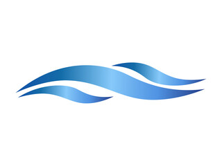 Sea logo. Wave logo. Wave gradient vector illustration. 