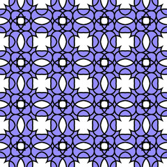 Decorative seamless pattern with geometric shapes. The ornament. Abstract texture designs can be used for backgrounds, motifs, textile, wallpapers, fabrics, gift wrapping, templates. Vector.