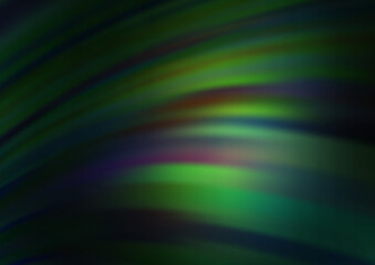 Fototapeta premium Dark Green, Yellow vector pattern with liquid shapes.