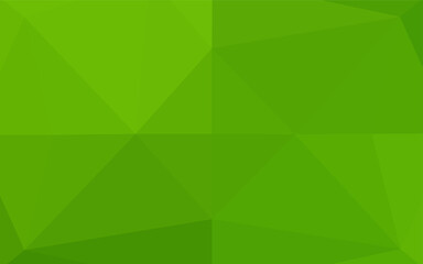 Fototapeta na wymiar Light Green vector hexagon mosaic cover.