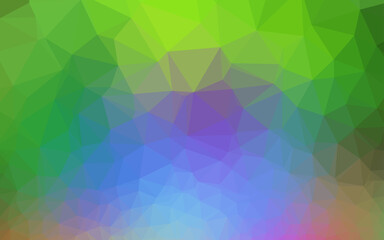 Light Multicolor, Rainbow vector abstract mosaic pattern.