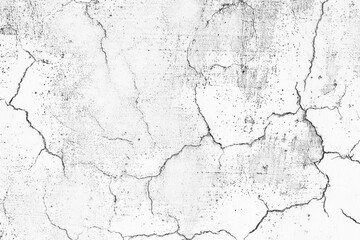 White cracked wall. Abstract background.