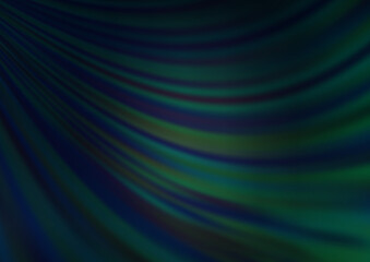 Dark BLUE vector template with bubble shapes.