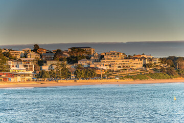 Terrigal shorescape in the early morning light