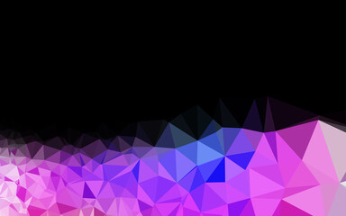 Obraz premium Light Pink, Blue vector low poly layout.