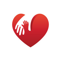 Help Hope Illustration Logo Design