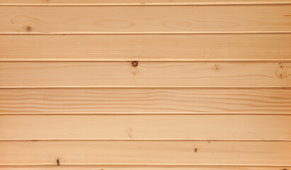 Fototapeta premium wooden wainscot in wood house. new construction