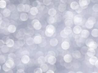Shiny silver festive bokeh background