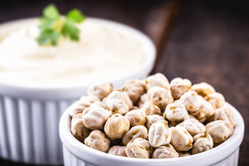 vegan mayonnaise, made with chickpea water, called aquafaba, organic and healthy food