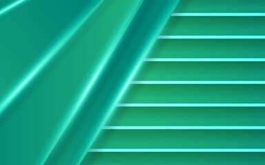 modern abstract premium green vector background banner design,in stripe texture.