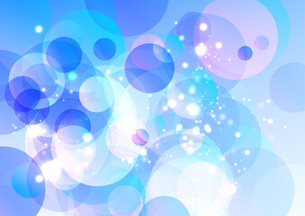  水玉風抽象背景イメージ素材