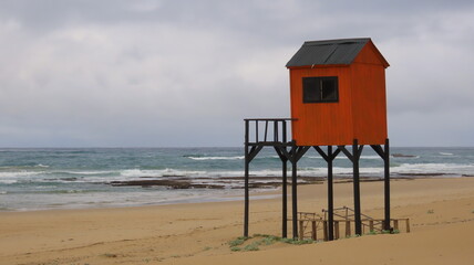 lifeguard hut on the beach