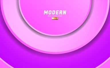 abstract pink shape background banner design.Overlap layers with paper effect.