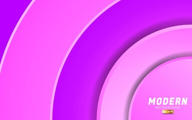 abstract pink shape background banner design.Overlap layers with paper effect.