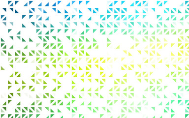 Light Blue, Yellow vector pattern in polygonal style.