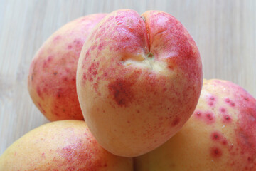 large apricot closeup top view  