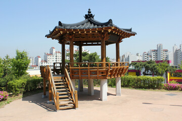 Korean Traditional Pavilion. 