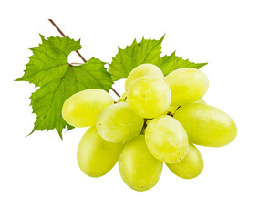Grape isolated on white background with clipping path