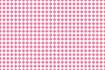 Pink fuchsia diamond shaped pattern on white background vector - obrazy, fototapety, plakaty