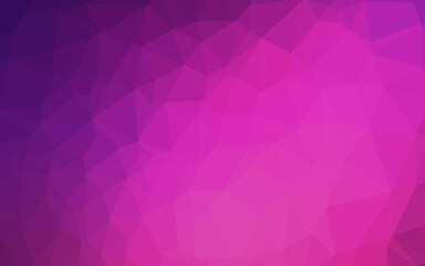 Obraz premium Dark Pink vector abstract polygonal cover.