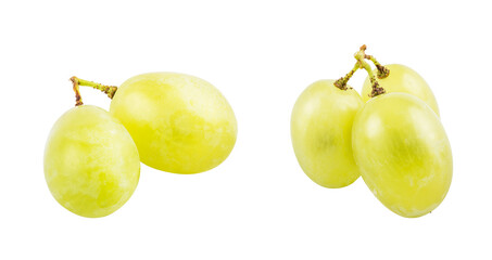 Grape isolated on white background with clipping path