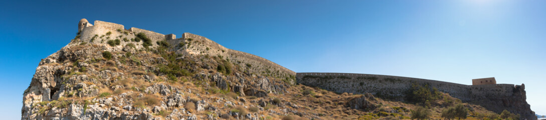 Fototapeta na wymiar Fortezza of Rethymno (translates as Rethymno Fort), Rethymno, Crete, Greece