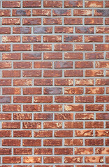 red brick wall texture background.