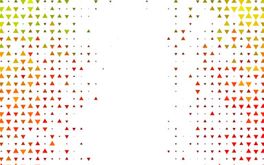 Light Green, Red vector cover in polygonal style.