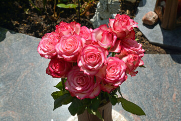 friedhof, grabdekoration