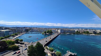 panoramic view of the city of barcelona spain