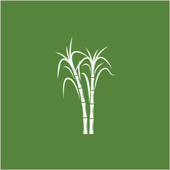 Sugar cane Logo Template vector symbol
