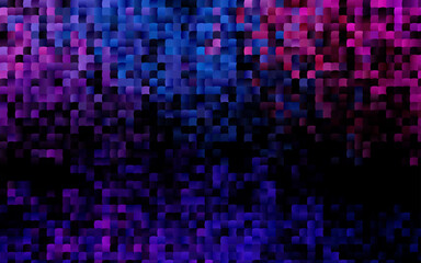 Dark Blue, Red vector cover in polygonal style.