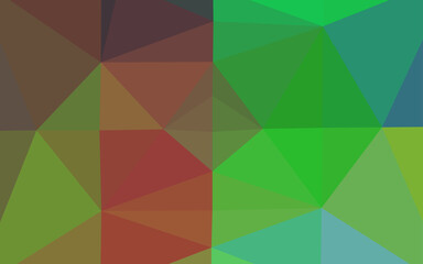 Obraz premium Light Multicolor, Rainbow vector polygon abstract layout.